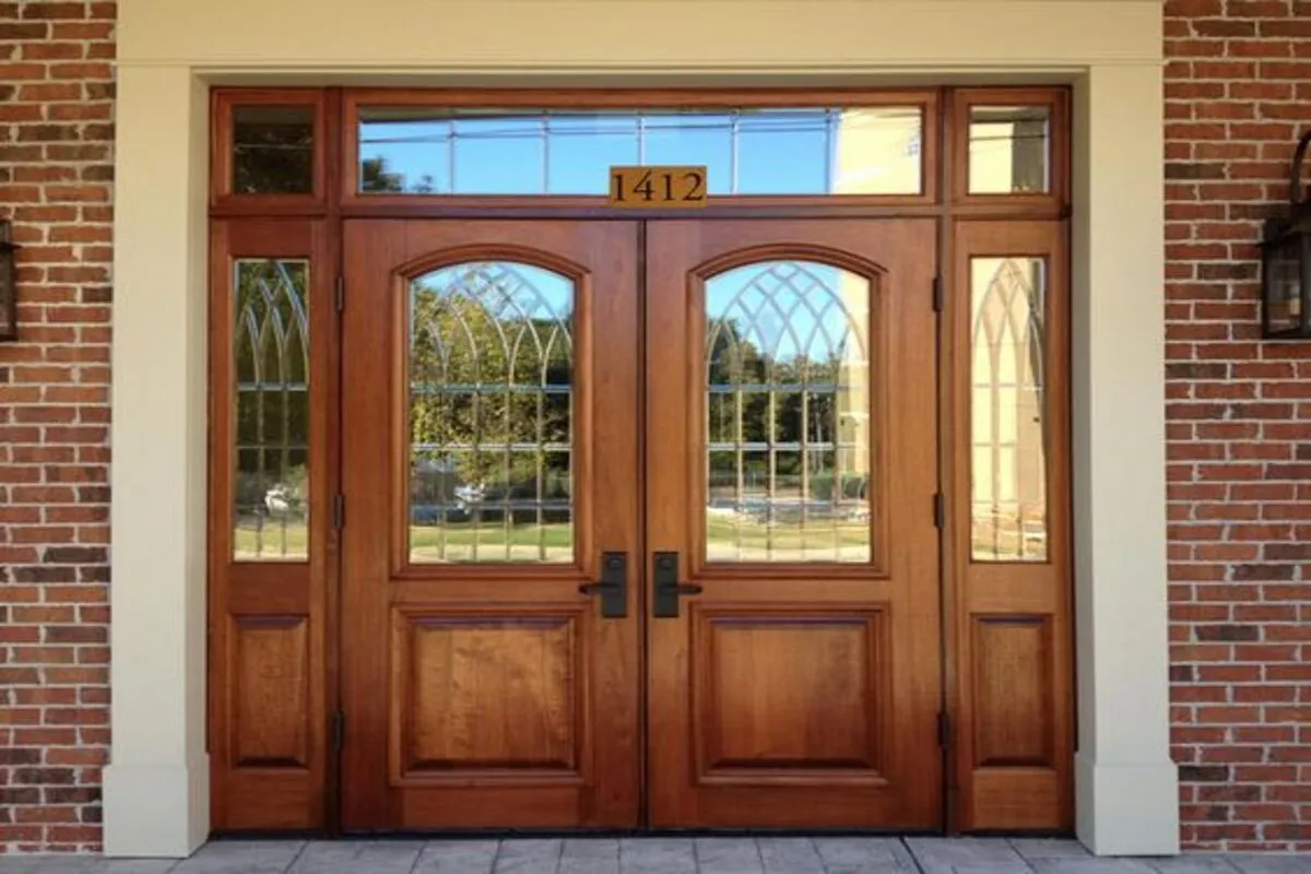 recently refinished door
